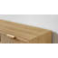 Commode double avec tiroirs en rotin