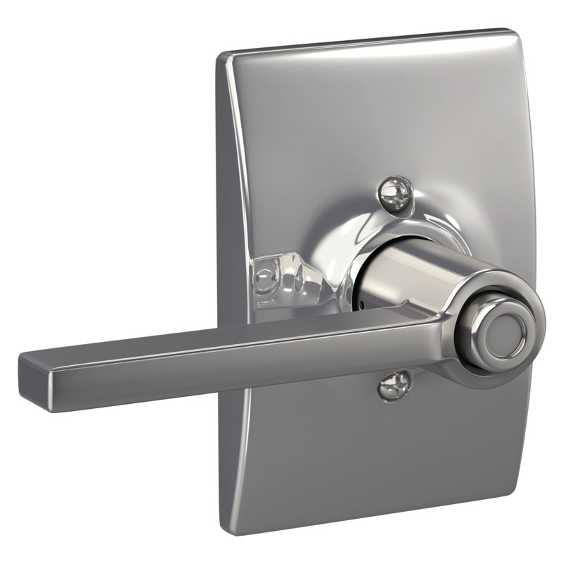 Poignée de porte verrouillable Latitude, Chrome brillant