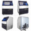Machine à glaçons 110V commerciale 440LBS / 24H avec capacité de rangement 99LBS Machine à glaçons commerciale 144 cubes de glace par plaque avec cuillère et tuyaux de connexion