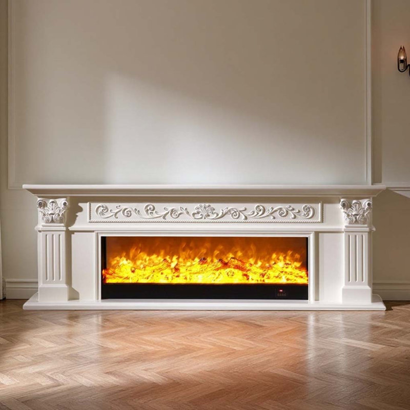 American Style Decorative fireplace, White