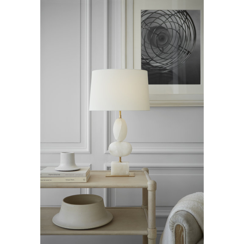 Thomas O'Brien Dani Medium Table Lamp, Alabaster