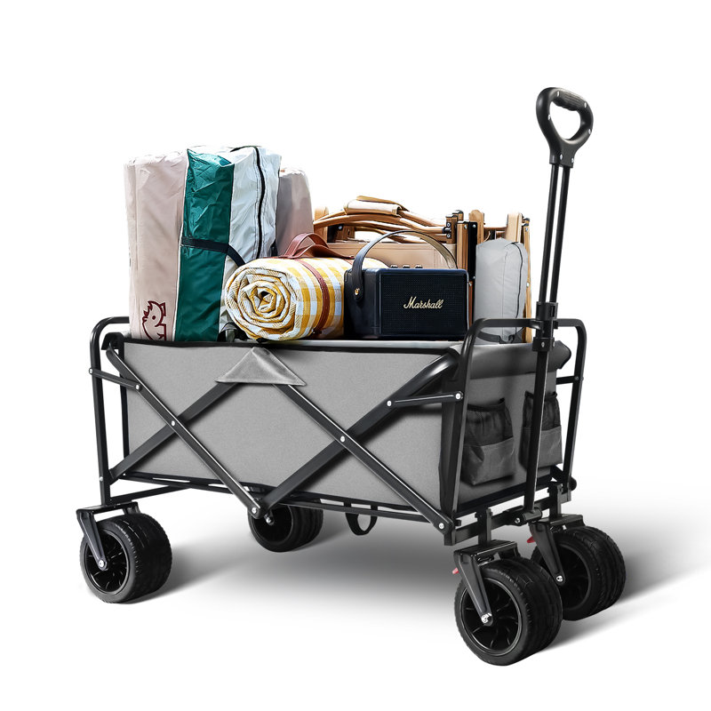 Wagon pliable de 5 pieds cubes, Gris