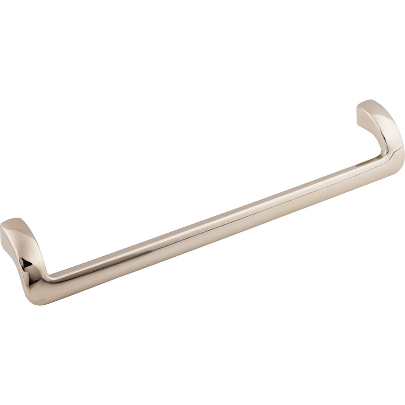 Kentfield Drop Handle, 8 13/16" Center to Center, Polished Nickel