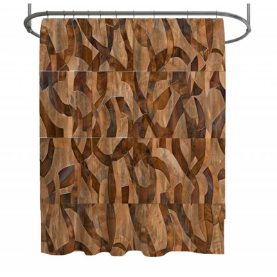 Dallace Abstract Shower Curtain