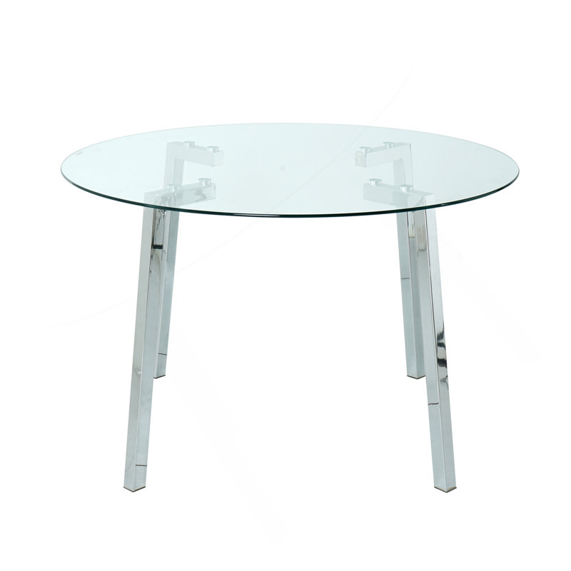 Table de salle à manger Modern, Argent argent