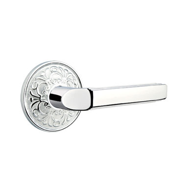 Milano Flat Double Dummy Door Lever with Round Rosette