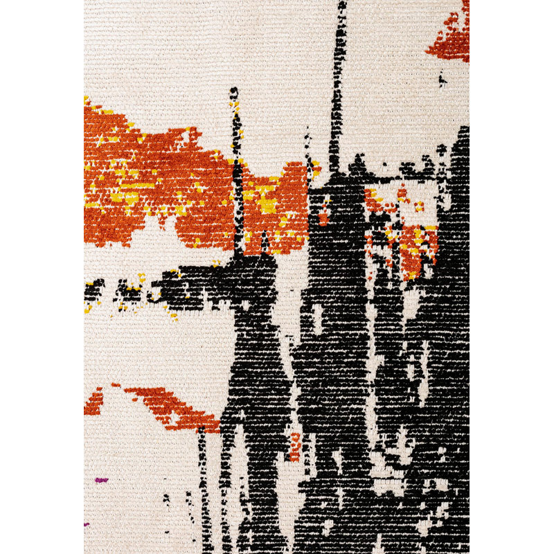 Rapture Abstract Area Rug, Rectangle 6'7" x 9'10"