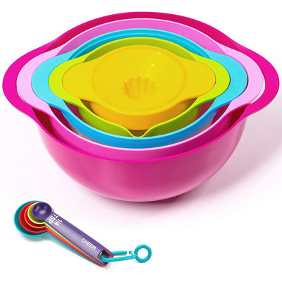 Plastic Nested Mixing Bowl Set