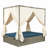 Adjustable Sun Bed With Curtain,High Comfort