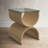 Melange Lenny Woven End Table