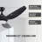 Asura 52" 3 - Blade Propeller Ceiling Fan with remote control and light kit included