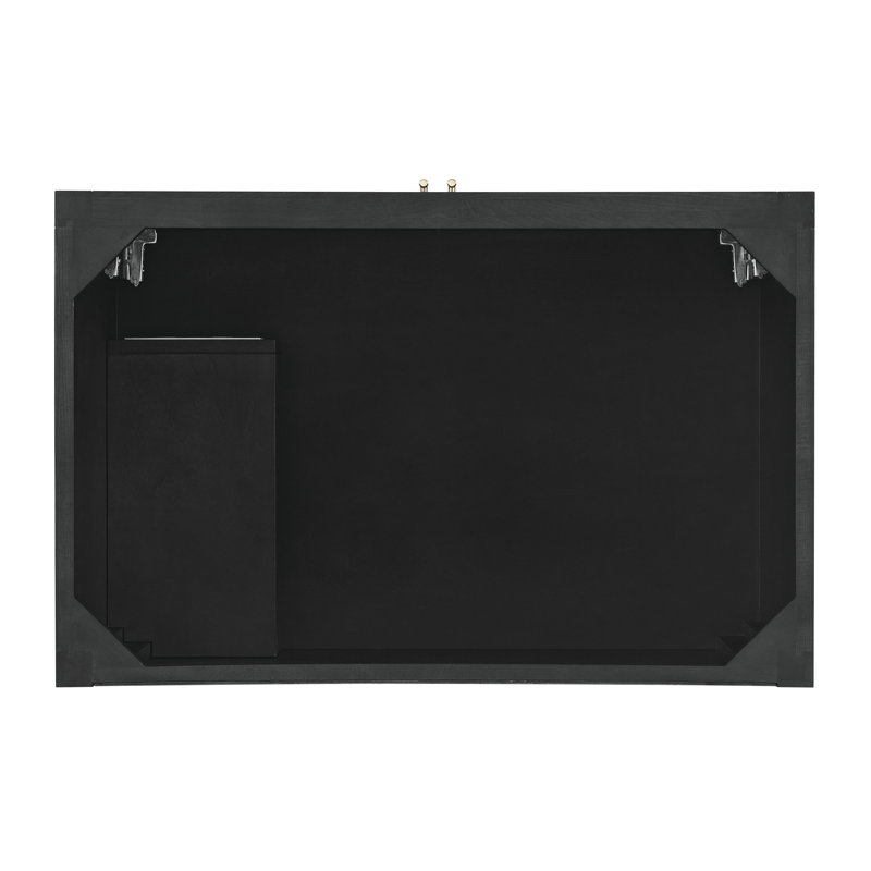 Myrrin 36'' W Single Vanity, Carbon Oak, Tajnar Eclos, 8" Widespread