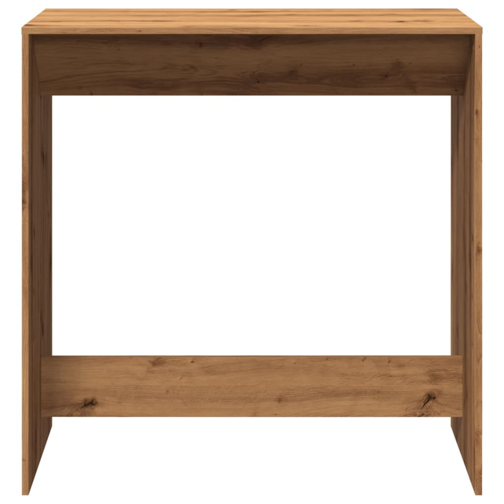 Vidaxl Bar Table Kitchen Pub Table Bistro Table Artisan Oak Engineered Wood - Image 2