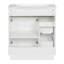 Meuble-lavabo de 30 pouces avec rangement spacieux, mécanismes à fermeture en douceur et panneau de fibres à densité moyenne durable pour les salles de bain modernes