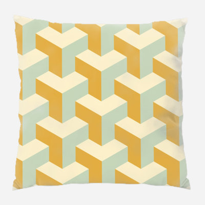 Coussin décoratif géométrique