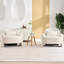 37.2" Oversized Modern Linen Upholstered Accent Chair-567384664