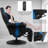 Faux Leather Swivel Recliner-46773501