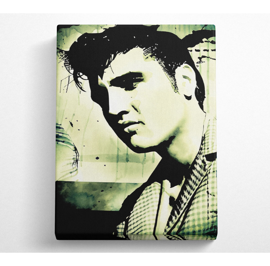 Kunstdruck Elvis Early Days auf Leinwand