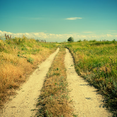 Country Road - Photographie sur toile tendue