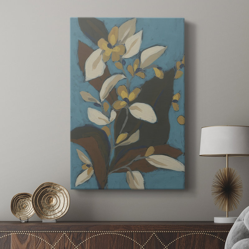Blue Shadow Garden II - galerie sur mesure, H 18 po x l 12 po