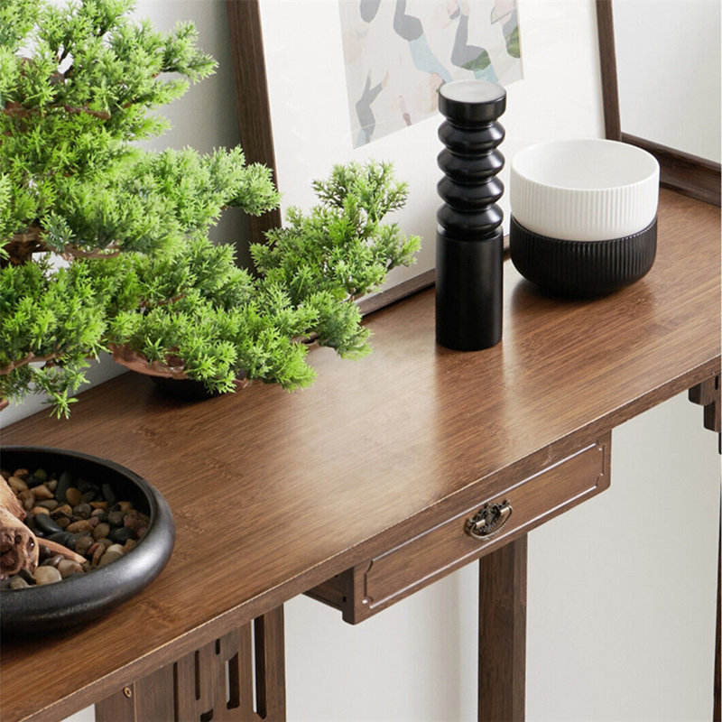 Finbar 81.5cm Solid Wood Console Table