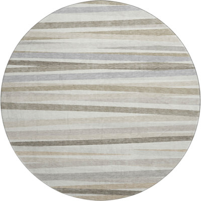 Premium Machine Washable Natoma AMF997 Stripes Rug