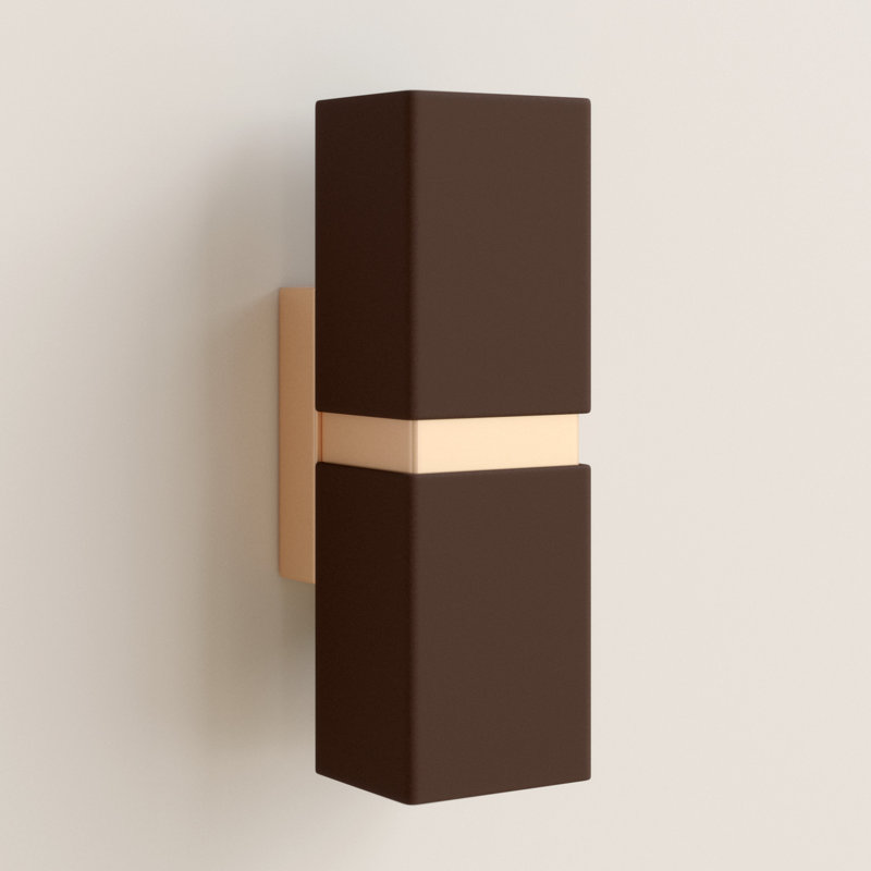 Haleigh Spotlight, Brown Shade/Copper Frame