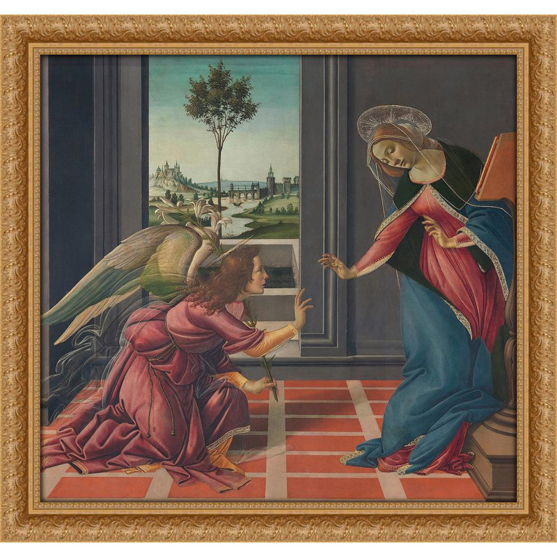 L'annonce (1489-90), H 26 po x l 27 po