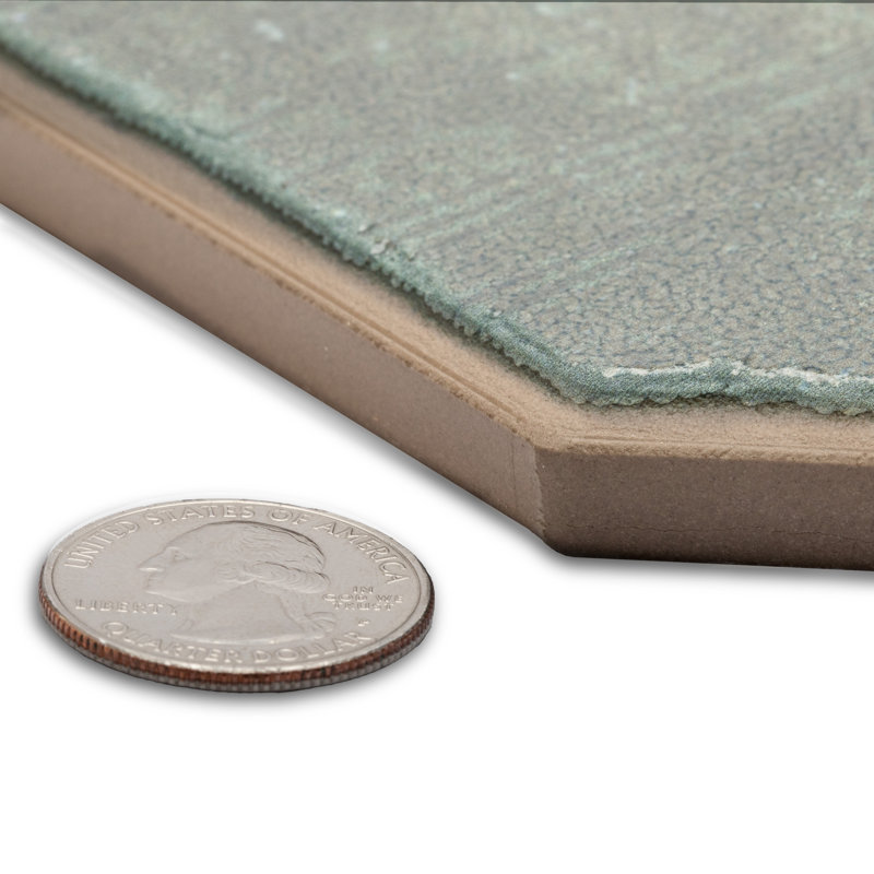 Picket Arenta 14-5/8 In. X 22-1/2 In. Porcelain Floor And Wall Tile, Green