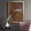 «Love Never Fails I», toile encadrée de qualité supérieure - prête à être accrochée-25768734-25768930
