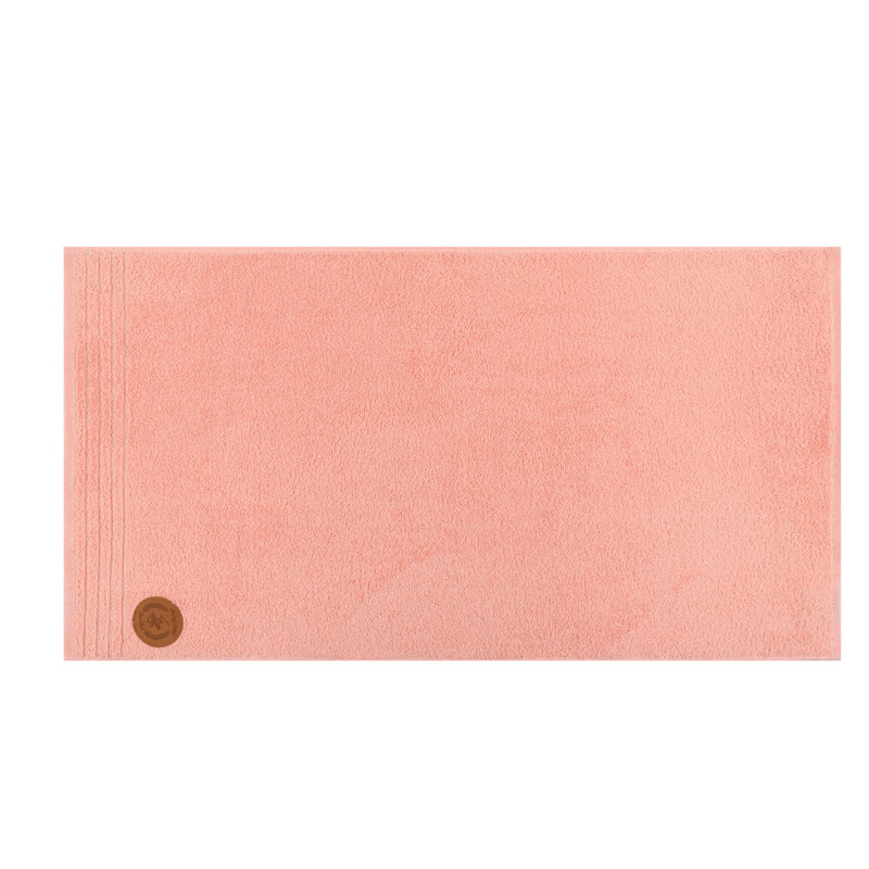 Ensemble de serviettes 4 pièces 100% coton, Rosé / rose / rose clair / blanc