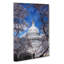 Capitol Hill And Cherry Blossom Tree - Wrapped Canvas-56642367