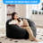  Striped Style Giant Bean Bag Chair Bed For Adults, Convertible Adult Beanbag From Lazy Chair To Floor Mattress, Large Round Bean Bag Lazy Sofa With High-density Foam Filling, Machine Washable-1740196534-1740196529