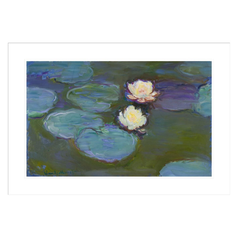 Claude Monet - Estampe numérique encadrée, H 20,82 po x l 29,5 po