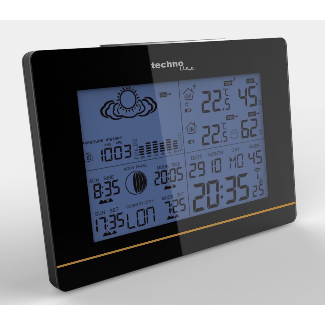 12,3 cm Funk-Wetterstation