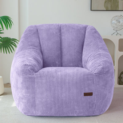 Fauteuil à billes en velours côtelé Corduroy