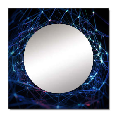 Fatimat - Fractals Square Mirror For Wall Art Decor