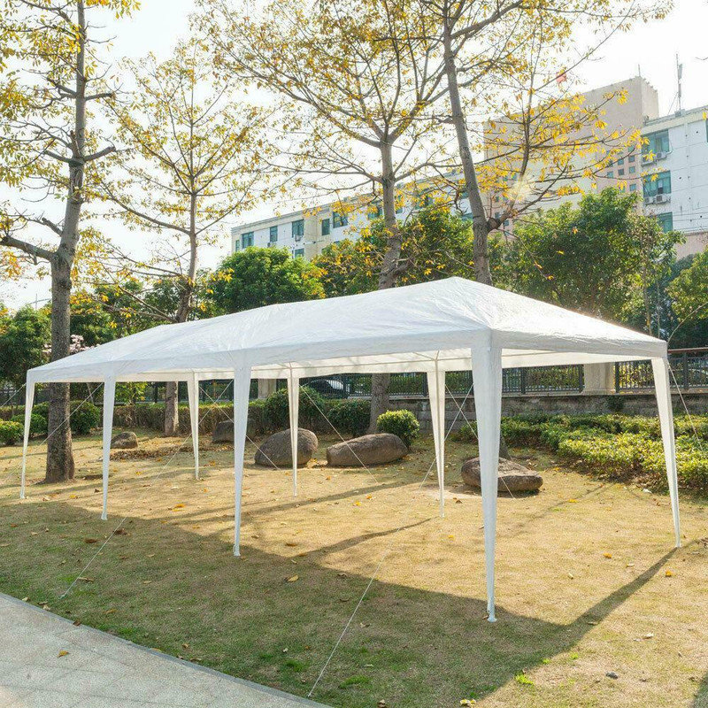 30 pi L 10 pi. D Pavillon de jardin en fer, 8 pi 4 po x 29 pi 7 po x 9 pi 10 po