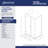 Unidoor Plus 48.5" W x 34.375" D x 72" H Frameless Pivot Rectangle Shower Enclosure with Fixed Panel-1840290257
