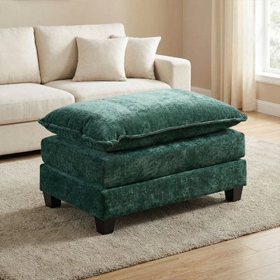 Canapé modulaire avec repose-pieds Cloud - Coussin double couche confortable, siège de salon