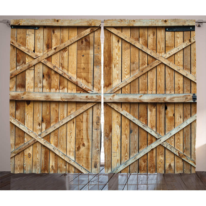 Semi Sheer Sliding Panel Pair, 54" x 63"