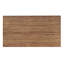 Table basse transitionnelle en bois rustique avec roues Abbeville