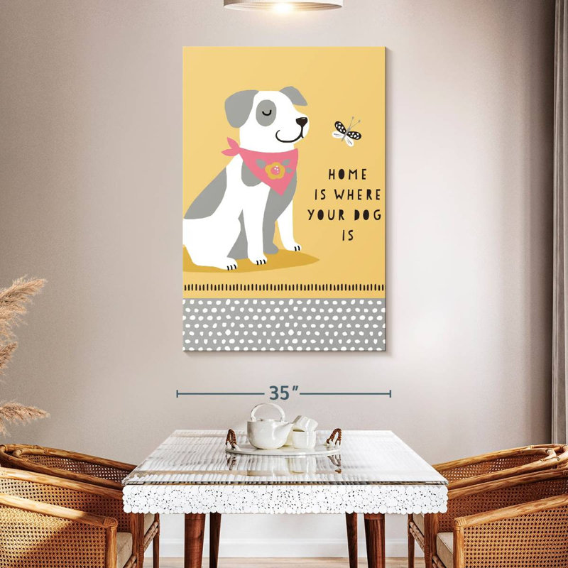 Brampt Dog Patch I, 51" H x 34" W