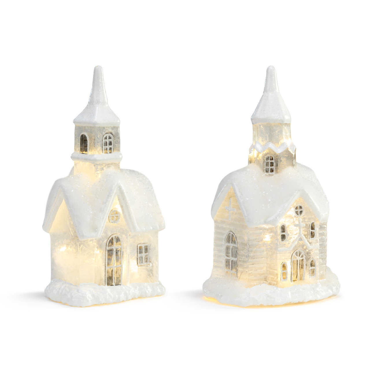 The Holiday Aisle® 2 Piece Lit Village Set | Wayfair