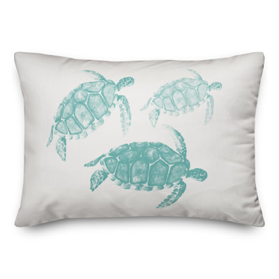  Coussin Watercolor Sea Turtles