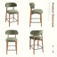 Chaise rembourrée en bois massif avec tabouret-1885920251-2143590159