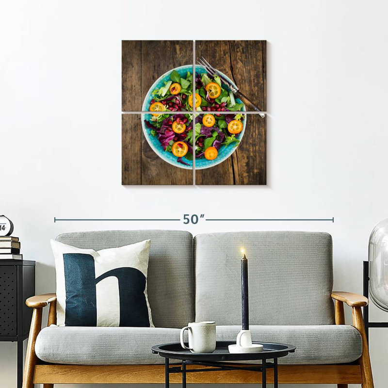 Salade de chou rouge Yarlin avec kumquats, H 26 po x l 26 po