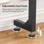 Table de canapé à hauteur réglable avec prises de courant intégrées, console étroite pour canapé, vestibule et petits espaces-1055166600