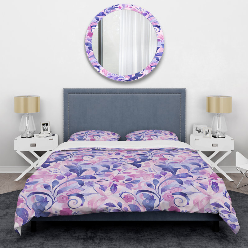Ensemble de housse de couette Modern, Housse de couette simple et deux taies décorative