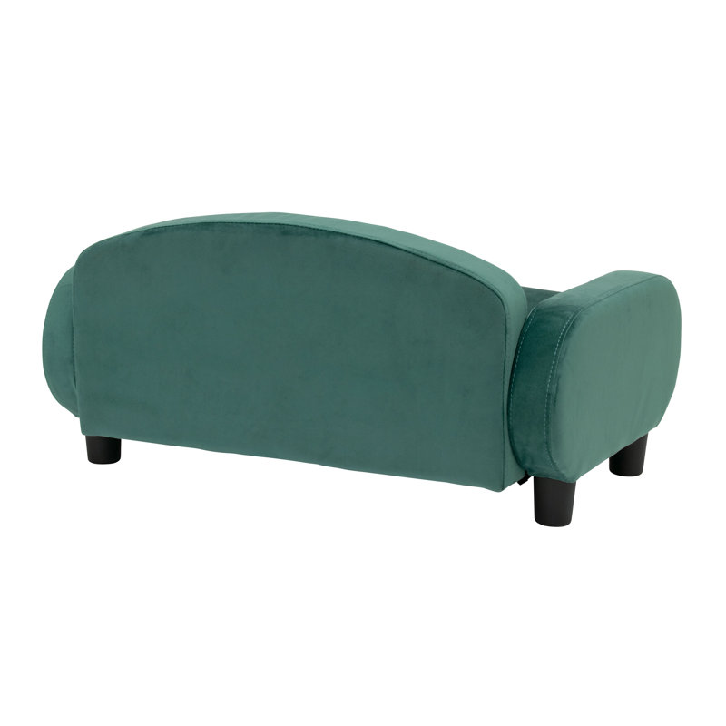 Canapé pour chien Hymel, Vert sarcelle, Petit (l 31,5 po x P 19,5 po x H 15,5 po)